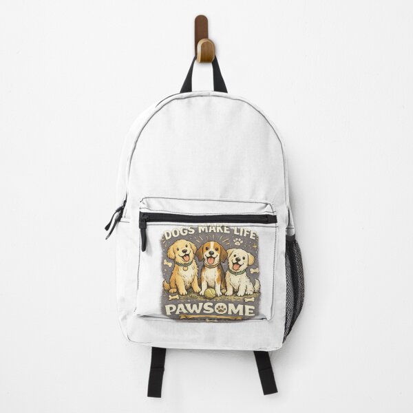 Artikelvorschau, Hunde machen das Leben tierisch gut | Süßes Vintage-T-Shirt für Hundeliebhaber entworfen und verkauft von ✨ Daily Vibe Studio ✨.