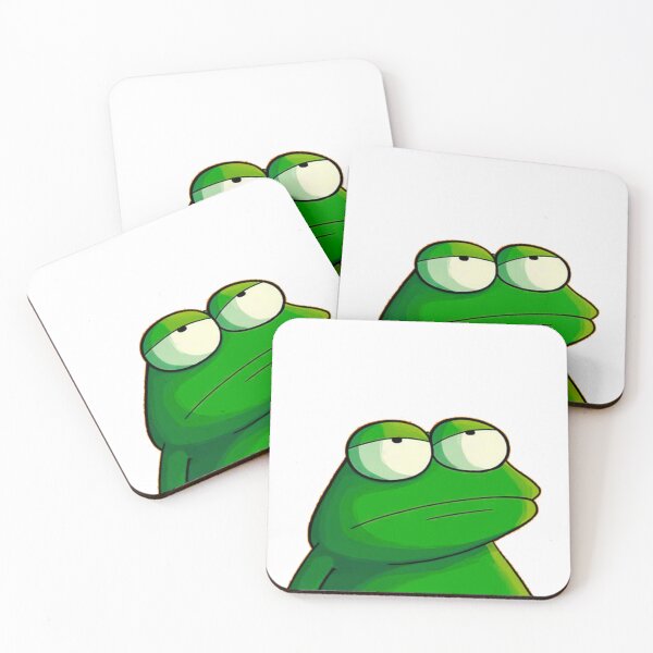 Item preview, Bored Green Frog Cartoon designed and sold by galiatmatamu1.