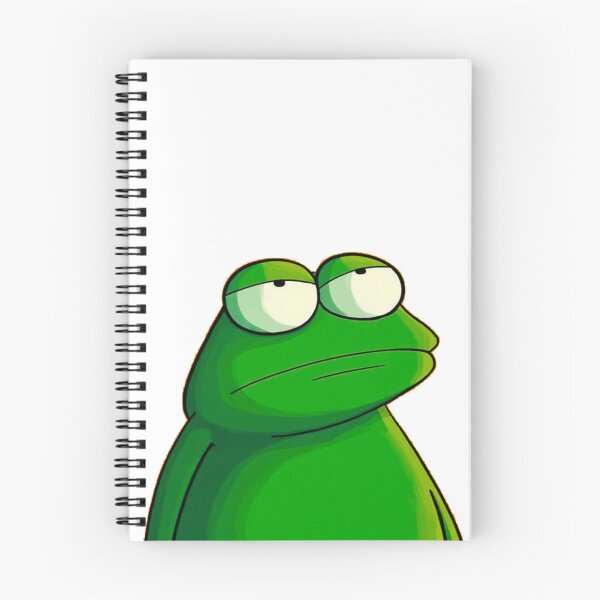 Item preview, Bored Green Frog Cartoon designed and sold by galiatmatamu1.