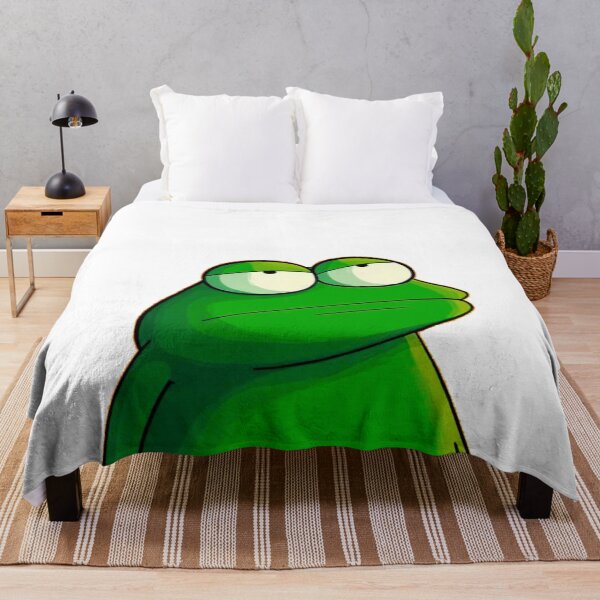 Item preview, Bored Green Frog Cartoon designed and sold by galiatmatamu1.