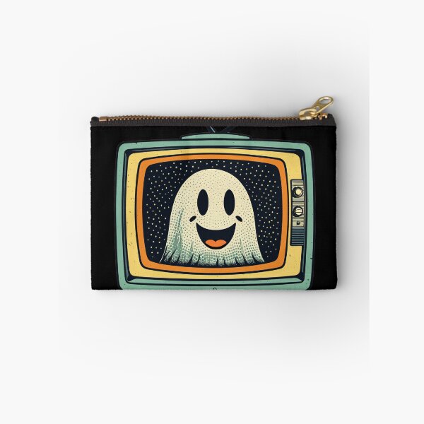 Item preview, Retro TV Static Ghost Poster Print designed and sold by RAMemory.