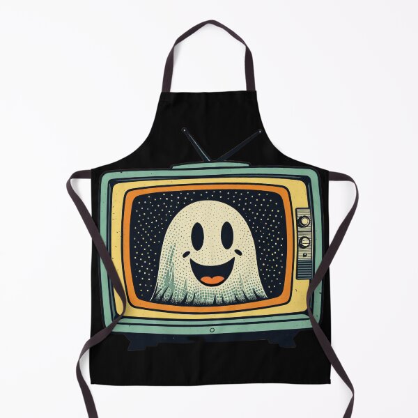Item preview, Retro TV Static Ghost Poster Print designed and sold by RAMemory.