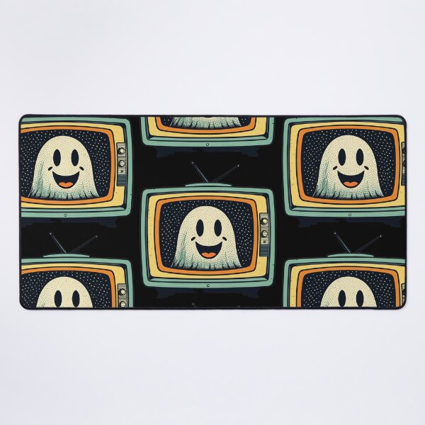 Item preview, Retro TV Static Ghost Poster Print designed and sold by RAMemory.