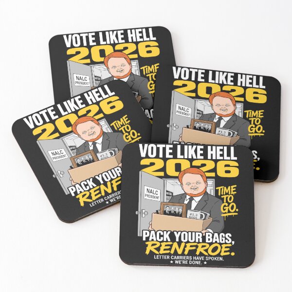 Item preview, Brian Renfroe - NALC - Vote Like Hell 2026 - Pack Your Bags Renfroe designed and sold by a2ungugu.