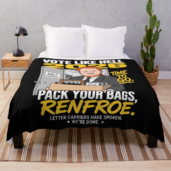 Item preview, Brian Renfroe - NALC - Vote Like Hell 2026 - Pack Your Bags Renfroe designed and sold by a2ungugu.
