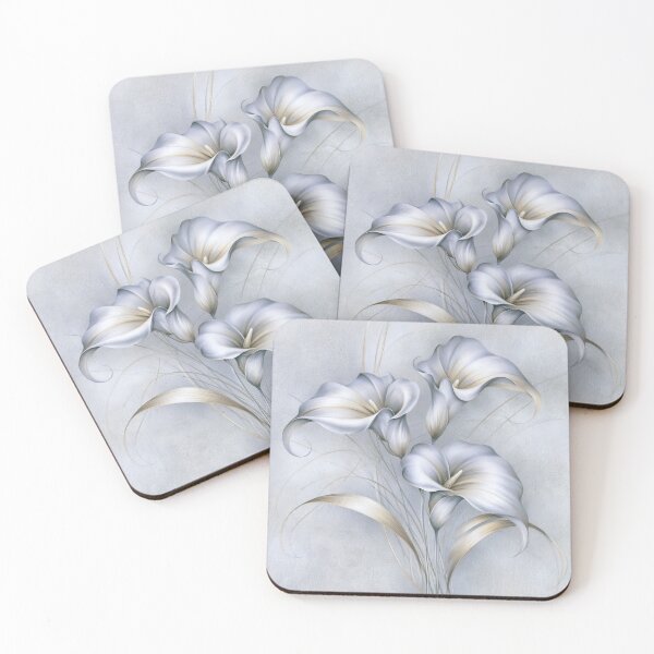 Item preview, Silver and Gold Calla Resonance designed and sold by bloorose.