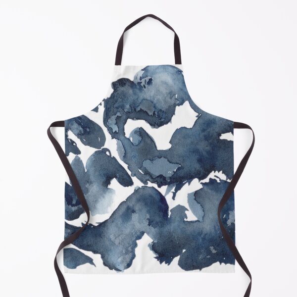 Item preview, Indigo Flow | Abstract Watercolor Painting designed and sold by DzinkaDreamArt.