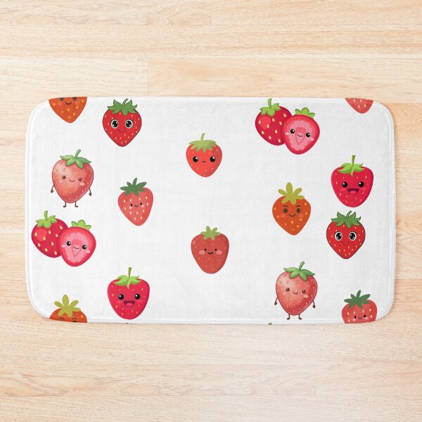 Item preview, Cute Happy Strawberries   designed and sold by silviaol.