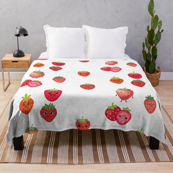 Item preview, Cute Happy Strawberries designed and sold by silviaol.