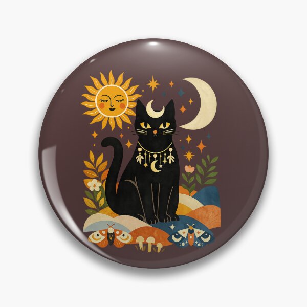 Item preview, Witchy cat designed and sold by Vulyk .