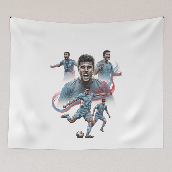 Item preview, Rodri Manchester City Midfield Legend Graphic Football designed and sold by annaarthk.