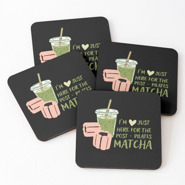 Item preview, I'm Here for the Post-Pilates Matcha - Funny Pilates Fitness  designed and sold by Shedronpanda.