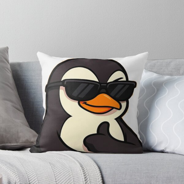 Item preview, Cartoon Penguin with Sunglasses and Thumbs Up designed and sold by galiatmatamu1.