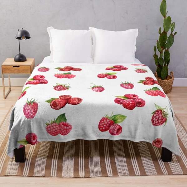 Item preview, Watercolor Raspberry Fruit designed and sold by silviaol.