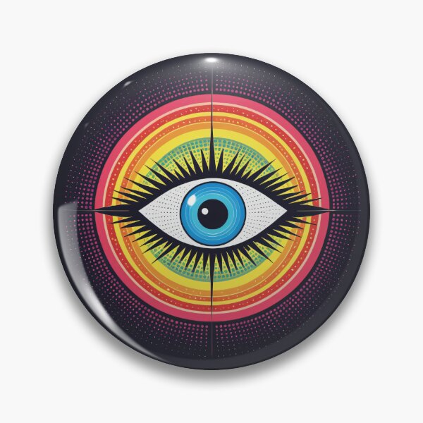Item preview, Mystical third eye design - colorful swirling symbol designed and sold by RAMemory.