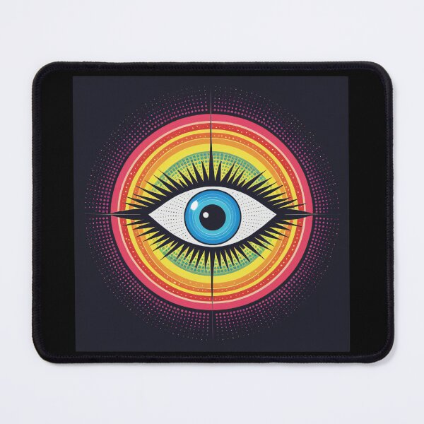 Item preview, Mystical third eye design - colorful swirling symbol designed and sold by RAMemory.
