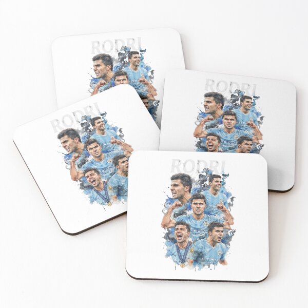 Item preview, Rodri Manchester City Watercolor Tribute Football designed and sold by annaarthk.