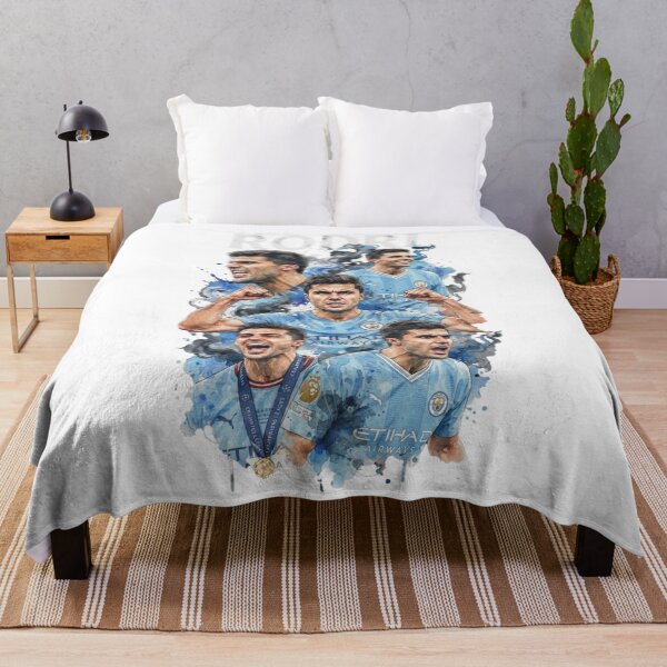 Item preview, Rodri Manchester City Watercolor Tribute Football designed and sold by annaarthk.