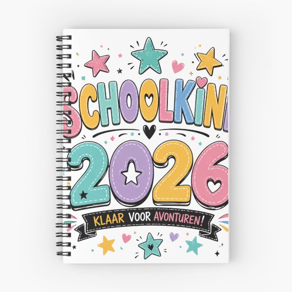 Item preview, Schulkind 2026 – Klaar Voor Avonturen! | Cute Dutch Back to School T-Shirt Design designed and sold by Artistry Tee Co.