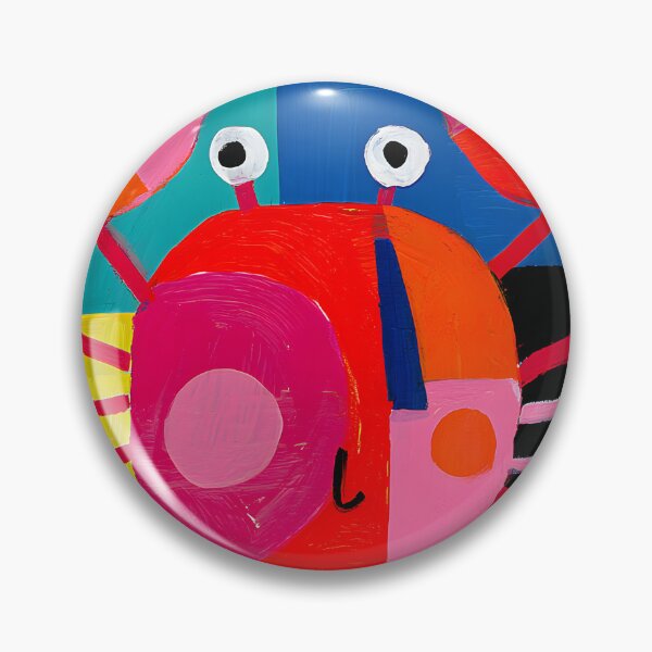 Item preview, Cancer Zodiac Crab Reimagined with Bold Geometric Colors and Contemporary Astrology Wall Art designed and sold by OlfactoART Studio.