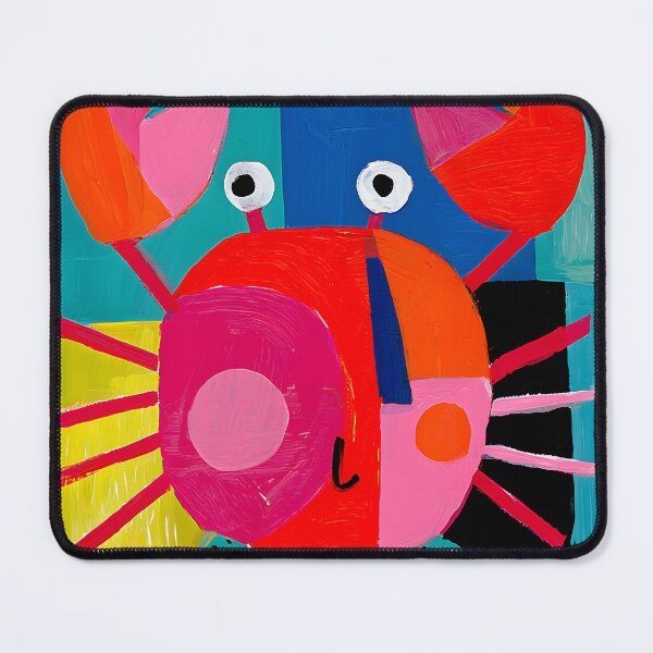 Item preview, Cancer Zodiac Crab Reimagined with Bold Geometric Colors and Contemporary Astrology Wall Art designed and sold by OlfactoART Studio.