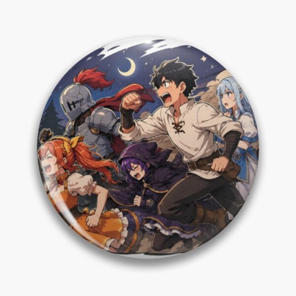 Item preview, Epic Fantasy Adventure Party Sticker Original Anime Style designed and sold by MeowLoka ⭐⭐⭐⭐.