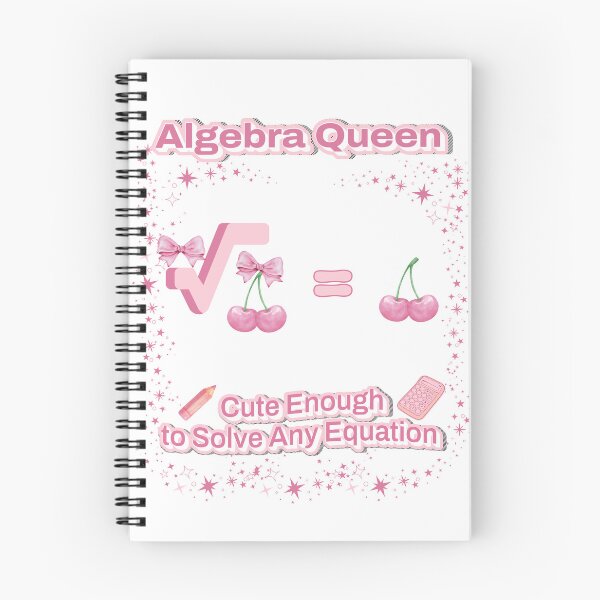 Item preview, Algebra Queen Cute Math Girl Coquette Cherry Back to School Equation Student T-Shirt designed and sold by Daily Mood Studio.