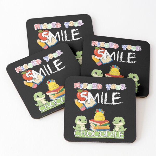 Item preview, Missed Your Smile Crocodile A Fun Design For Kids and School designed and sold by DarkRelicStudio.