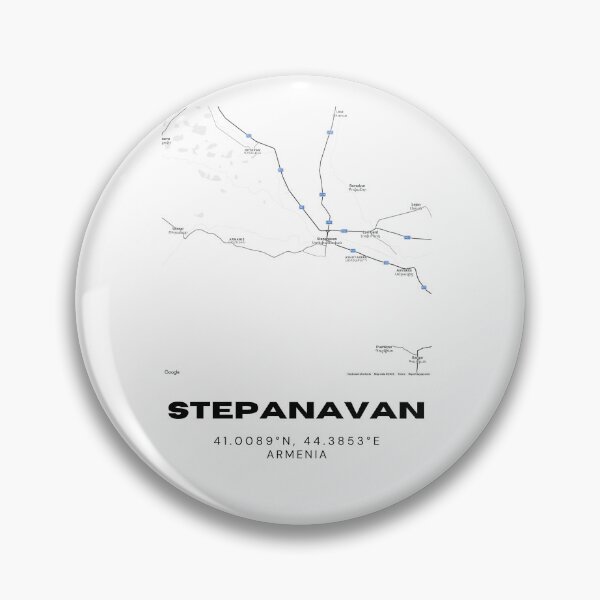 Item preview, Stepanavan Armenia Minimalist City Map with Coordinates | Black and White Street Map Art Print designed and sold by RM-Journey.
