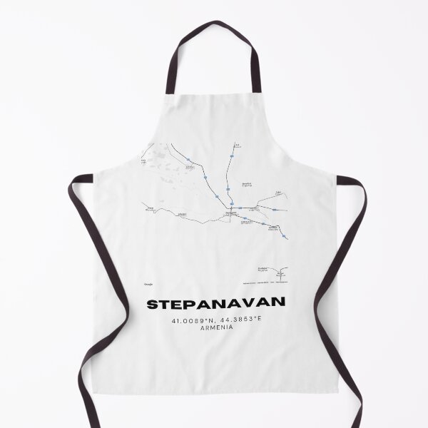 Item preview, Stepanavan Armenia Minimalist City Map with Coordinates | Black and White Street Map Art Print designed and sold by RM-Journey.