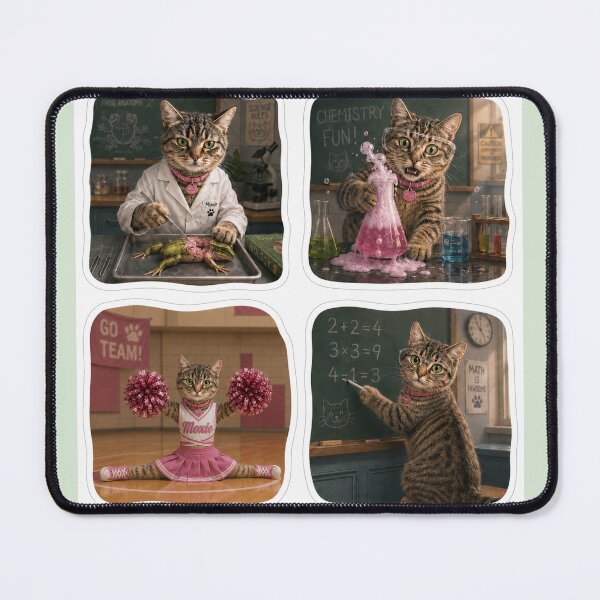 Item preview, Moxie Cat Back to School Sticker Collection designed and sold by Moxie-Cat-Universe.