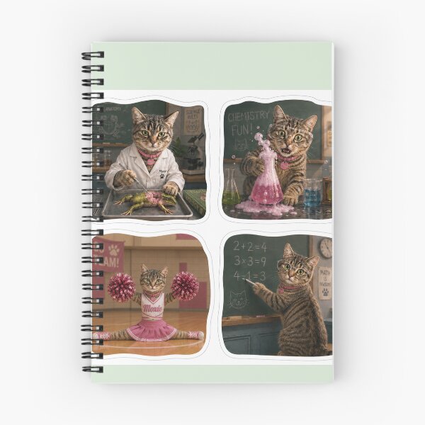 Item preview, Moxie Cat Back to School Sticker Collection designed and sold by Moxie-Cat-Universe.