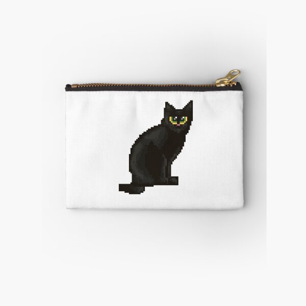 Item preview, Black cat pixel art designed and sold by GraphicWorlds.