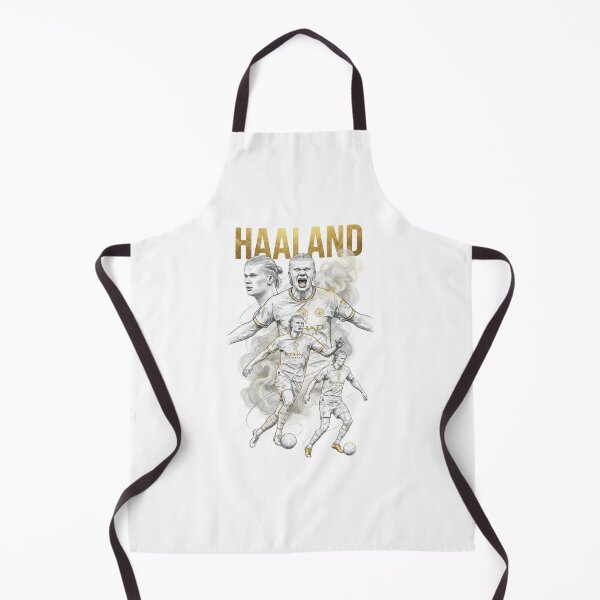 Item preview, Erling Haaland Gold & Sketch Manchester City Football Graphic designed and sold by annaarthk.