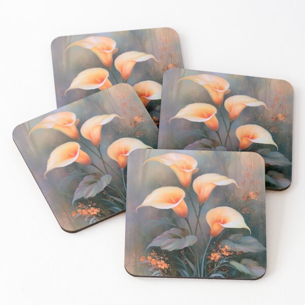 Item preview, Golden Dawn Calla Quartet designed and sold by bloorose.