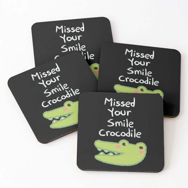 Item preview, Missed Your Smile Crocodile A Fun Design For Kids and School designed and sold by DarkRelicStudio.