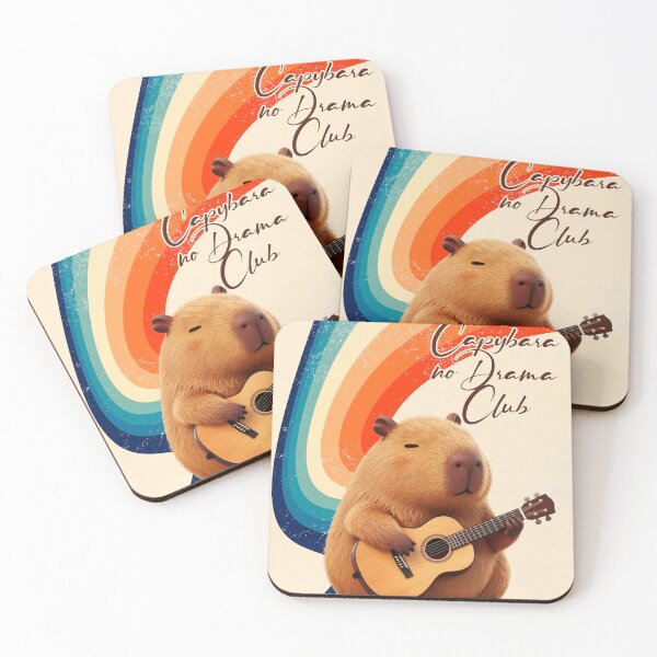 Item preview, Capybara No Drama Club designed and sold by hppkoala_am.