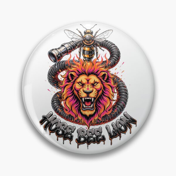 Artikelvorschau, Hose Bee Lion Tee v3 entworfen und verkauft von DarylWelsh2024.