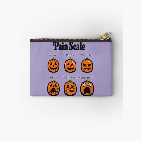 Item preview, Halloween Pumpkin Pain Scale for Nurses designed and sold by POD DYNASTY | Original Print On Demand T-Shirt Graphics.