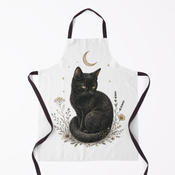 Item preview, Black Cat, Crescent Moon. designed and sold by T shirts Collective.
