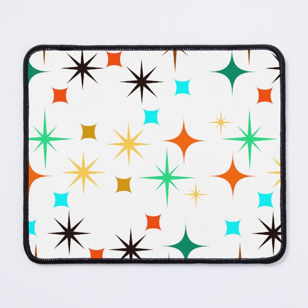 Item preview, Mid-Century Modern 1950's Colorful Starburst Designs Pattern designed and sold by DEC02.