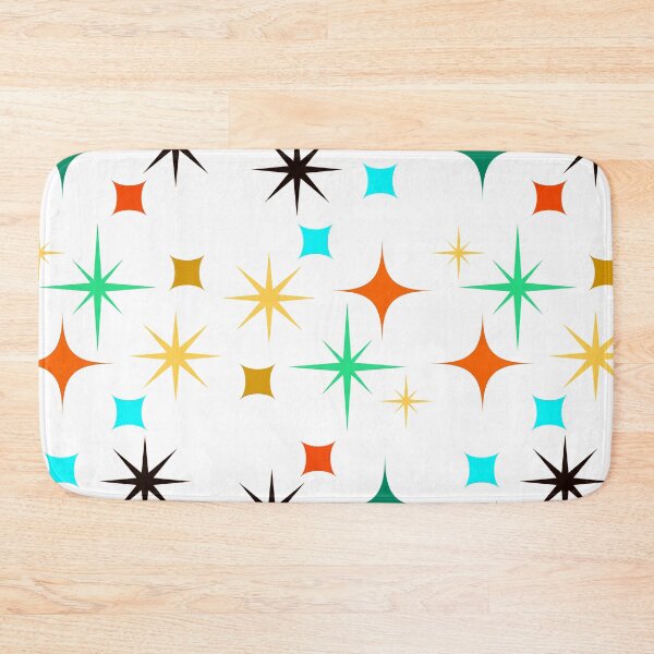 Item preview, Mid-Century Modern 1950's Colorful Starburst Designs Pattern  designed and sold by DEC02.