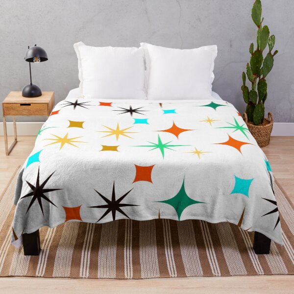 Item preview, Mid-Century Modern 1950's Colorful Starburst Designs Pattern designed and sold by DEC02.