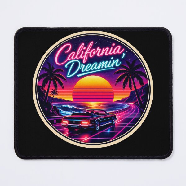 Item preview, California Dreamin' - Retro Synthwave Sunset designed and sold by Navarro-Vintage.