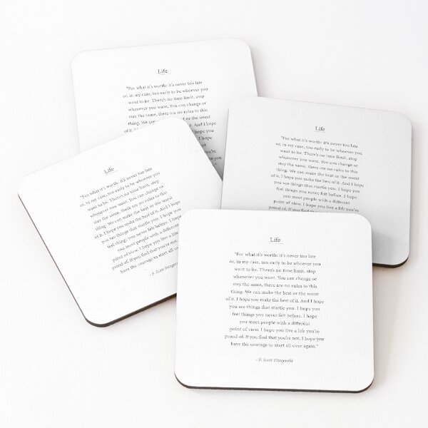 Item preview, For what its worth - F. Scott Fitzgerald designed and sold by corbrand.