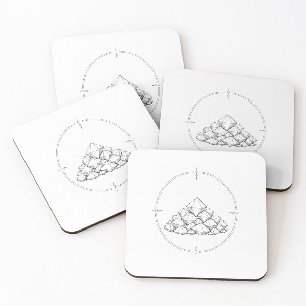 Item preview, Cassiterite Emblem | Minimal Nordic Mineral Illustration designed and sold by Norvian.