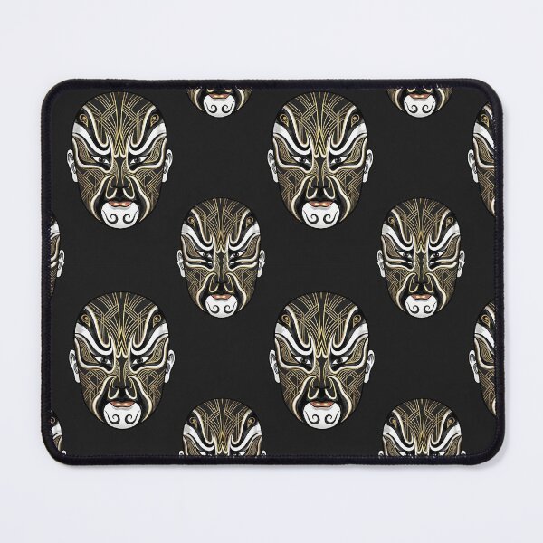 Item preview, Chinese opera art deco style black, white and gold designed and sold by citimonster.