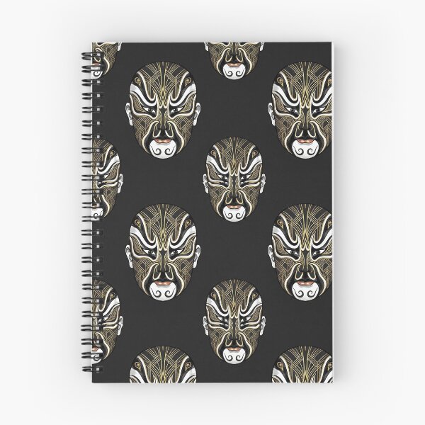 Item preview, Chinese opera art deco style black, white and gold designed and sold by citimonster.