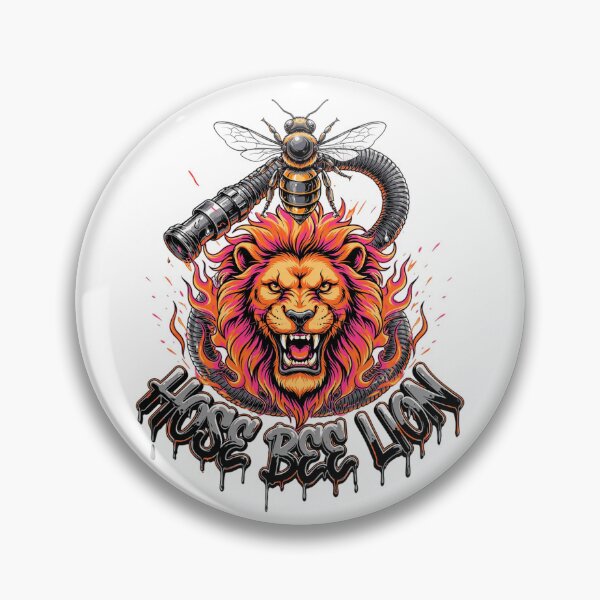Artikelvorschau, Hose Bee Lion Tee v4 entworfen und verkauft von DarylWelsh2024.