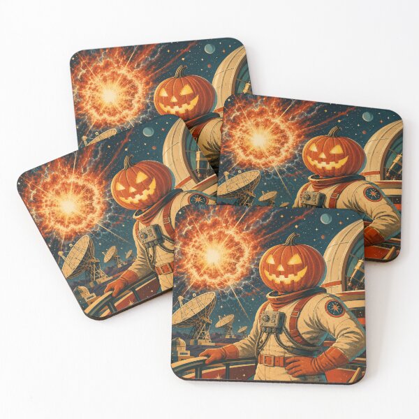 Item preview, Headless Horseman Supernova - Cosmic Retro Space Art designed and sold by TheHorsemanRidesAgain.